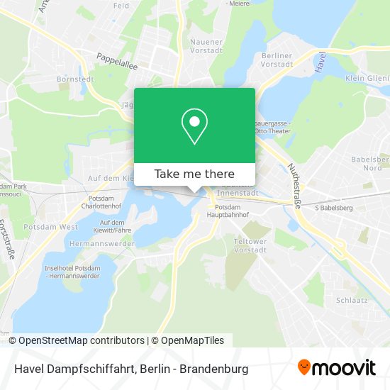 Havel Dampfschiffahrt map