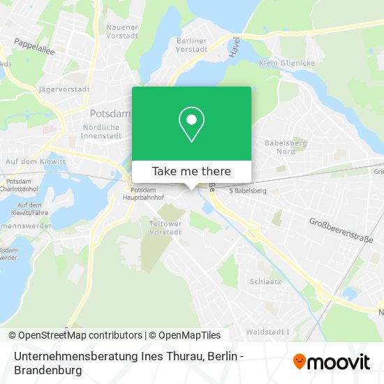 Карта Unternehmensberatung Ines Thurau