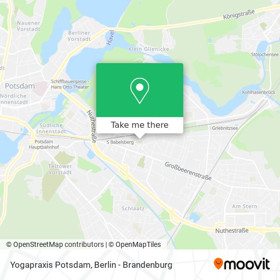 Yogapraxis Potsdam map