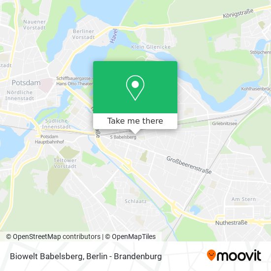 Карта Biowelt Babelsberg