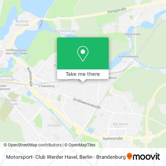 Motorsport- Club Werder Havel map