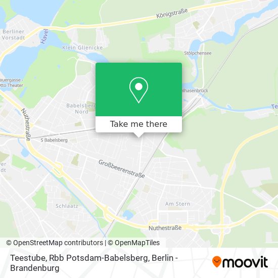 Teestube, Rbb Potsdam-Babelsberg map