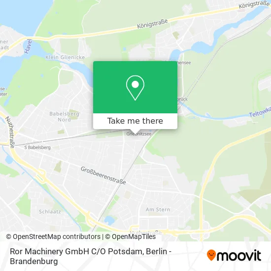 Ror Machinery GmbH C/O Potsdam map