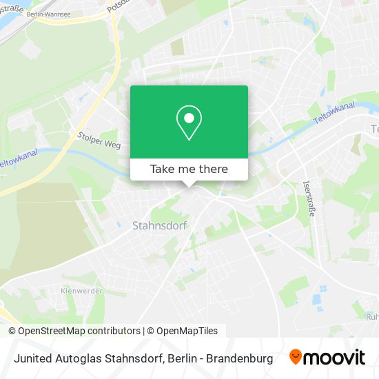 Junited Autoglas Stahnsdorf map