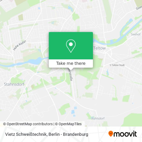 Vietz Schweißtechnik map