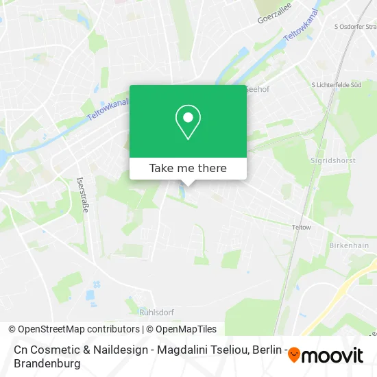 Карта Cn Cosmetic & Naildesign - Magdalini Tseliou