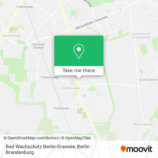 Bed Wachschutz Berlin-Gransee map