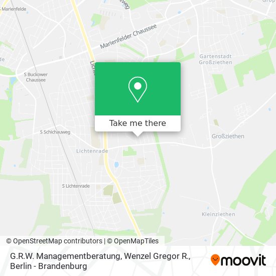 G.R.W. Managementberatung, Wenzel Gregor R. map