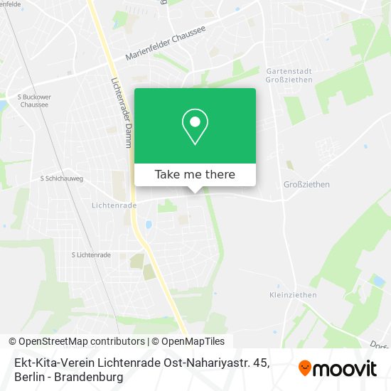Ekt-Kita-Verein Lichtenrade Ost-Nahariyastr. 45 map