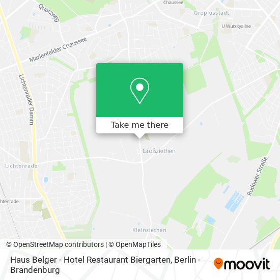 Haus Belger - Hotel Restaurant Biergarten map