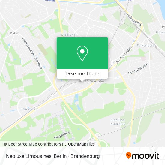 Neoluxe Limousines map