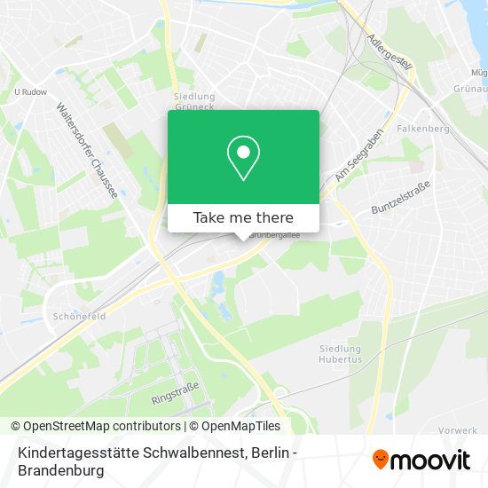 Карта Kindertagesstätte Schwalbennest