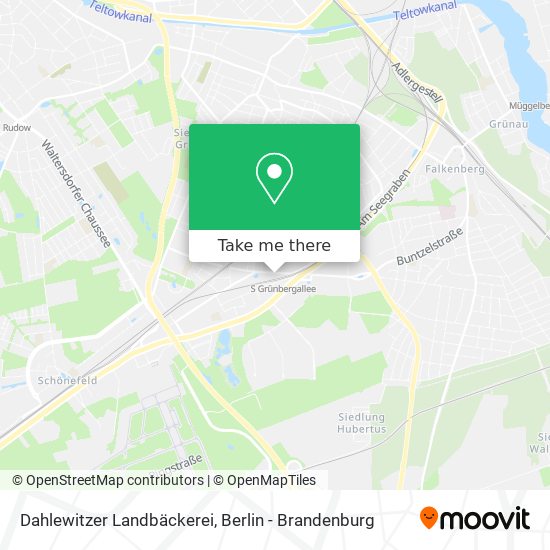 Карта Dahlewitzer Landbäckerei