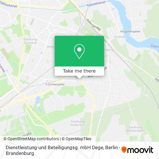 Dienstleistung-und Beteiligungsg. mbH Dege map
