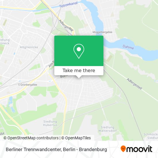 Berliner Trennwandcenter map