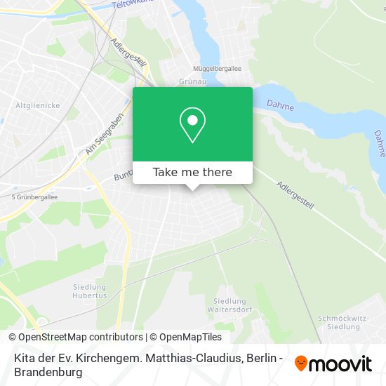 Kita der Ev. Kirchengem. Matthias-Claudius map