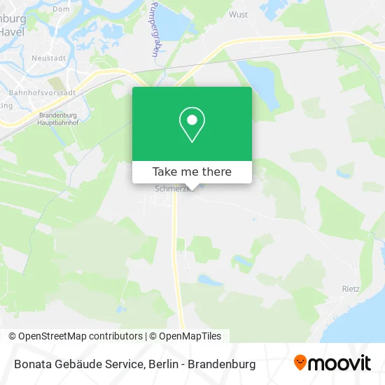 Карта Bonata Gebäude Service