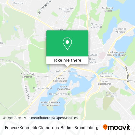 Friseur/Kosmetik Glamorous map