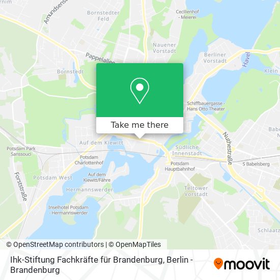 Карта Ihk-Stiftung Fachkräfte für Brandenburg