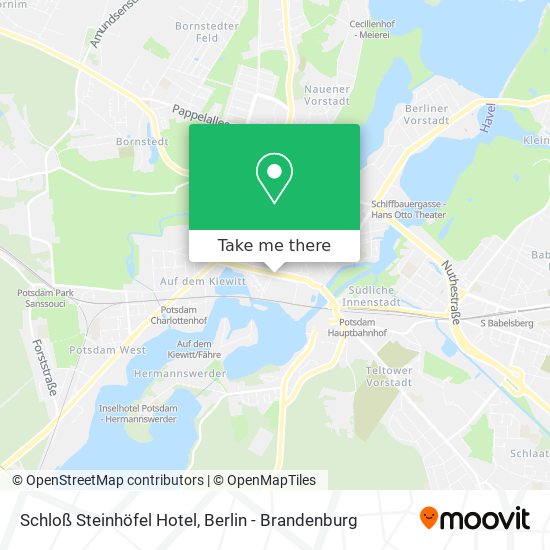 Schloß Steinhöfel Hotel map