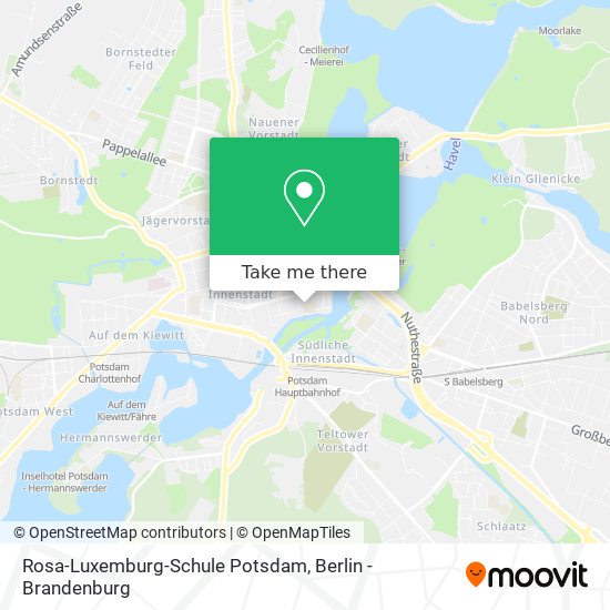 Rosa-Luxemburg-Schule Potsdam map