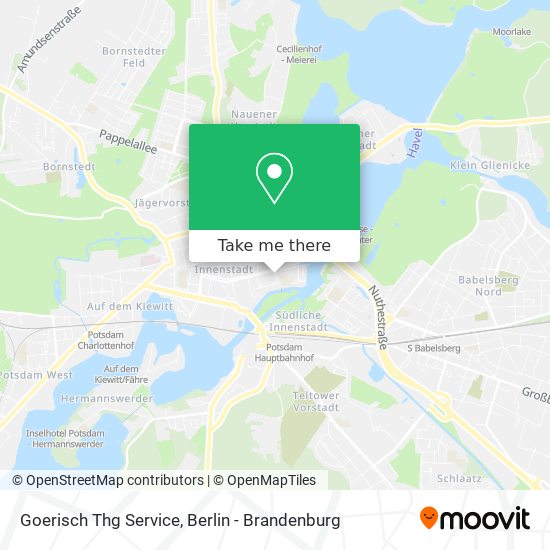 Goerisch Thg Service map