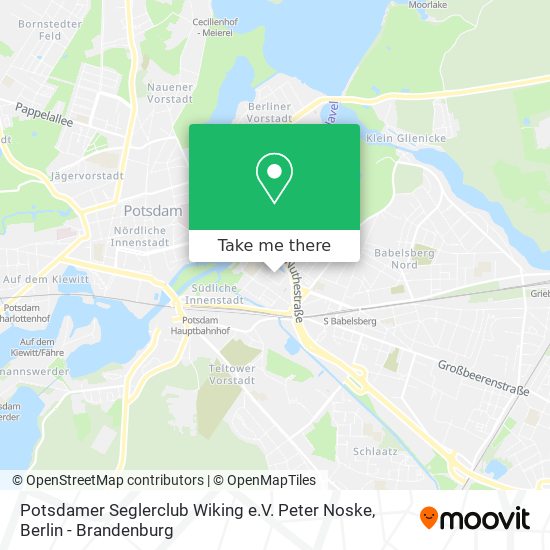 Potsdamer Seglerclub Wiking e.V. Peter Noske map