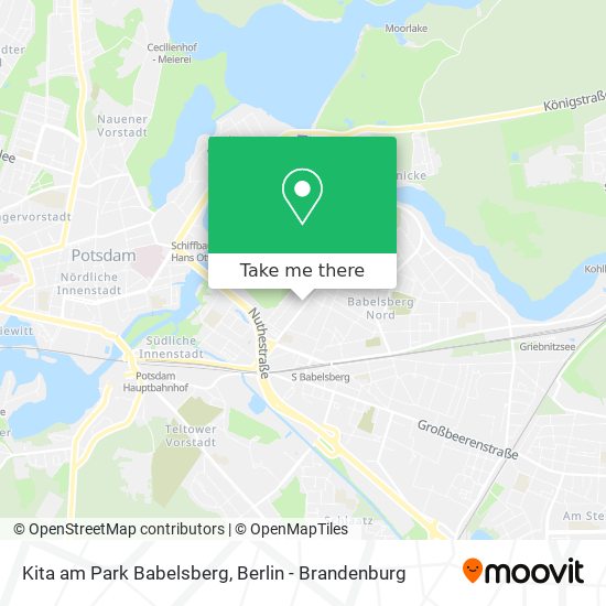 Kita am Park Babelsberg map