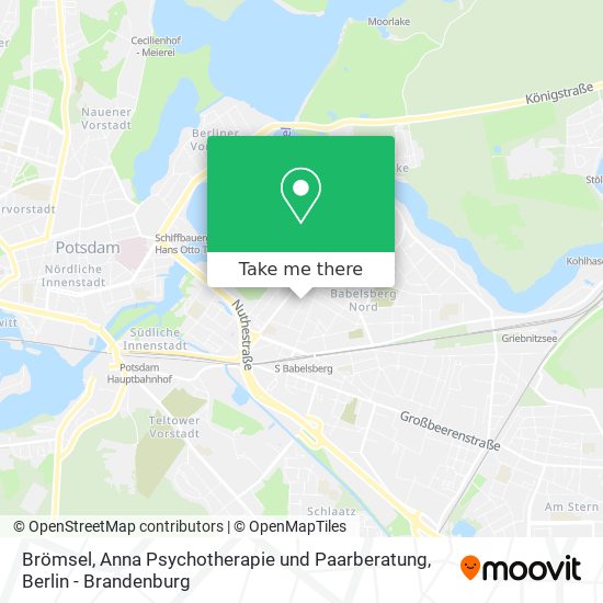 Карта Brömsel, Anna Psychotherapie und Paarberatung