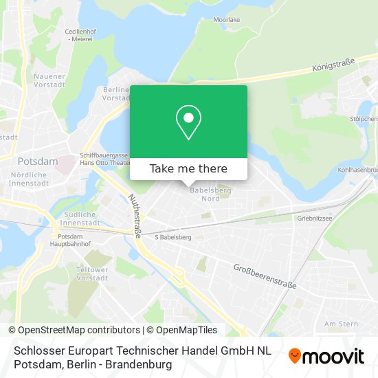 Карта Schlosser Europart Technischer Handel GmbH NL Potsdam
