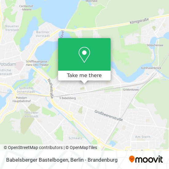 Babelsberger Bastelbogen map