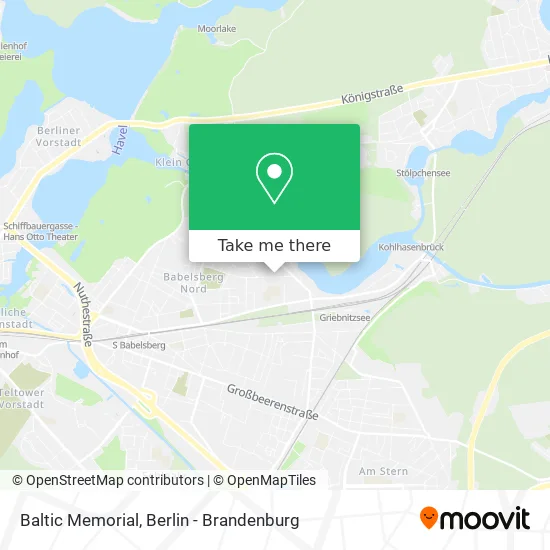 Baltic Memorial map