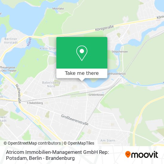 Atricom Immobilien-Management GmbH Rep: Potsdam map