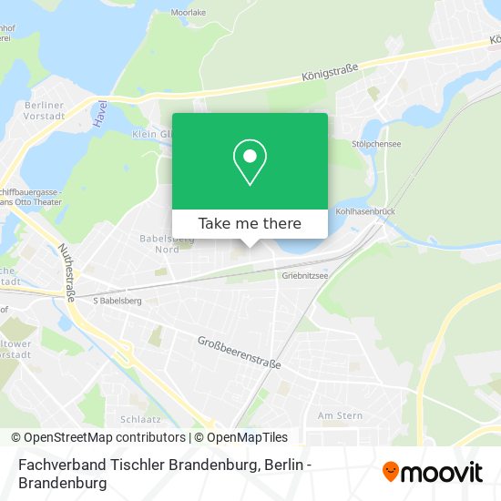 Fachverband Tischler Brandenburg map