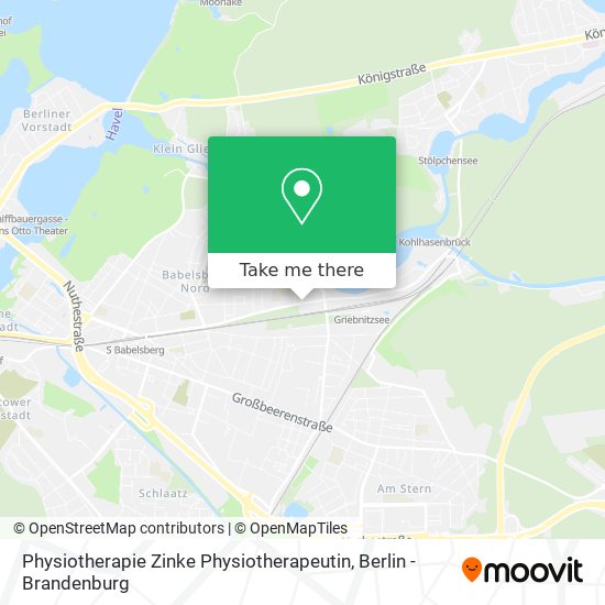 Карта Physiotherapie Zinke Physiotherapeutin