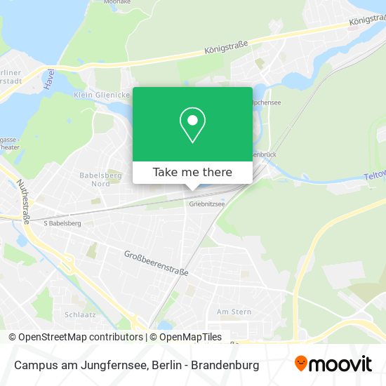 Campus am Jungfernsee map