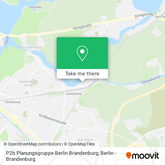 Карта P2b Planungsgruppe Berlin Brandenburg