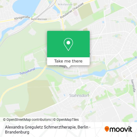 Alexandra Greguletz Schmerztherapie map