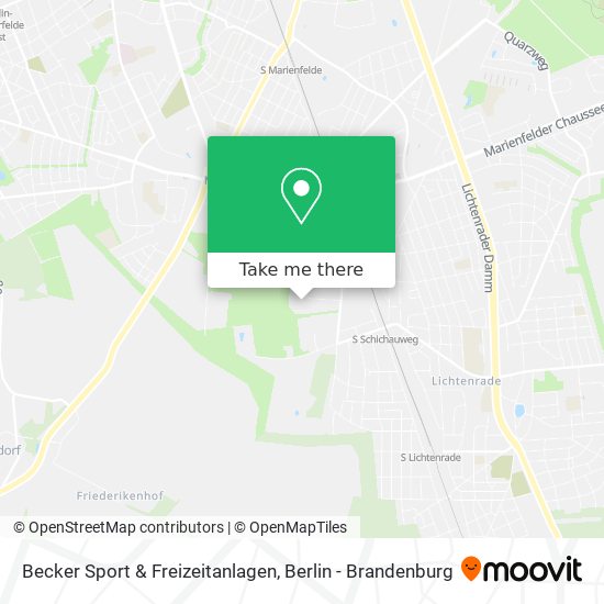 Карта Becker Sport & Freizeitanlagen