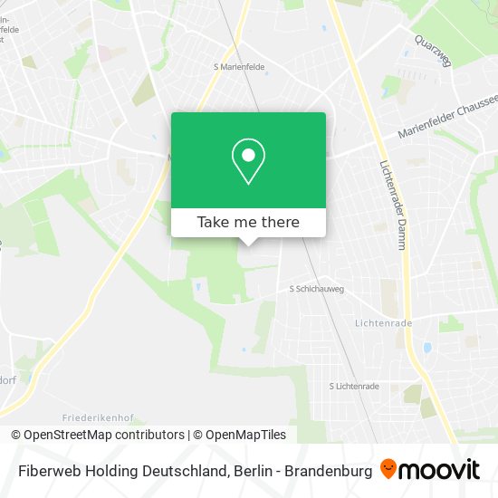 Fiberweb Holding Deutschland map