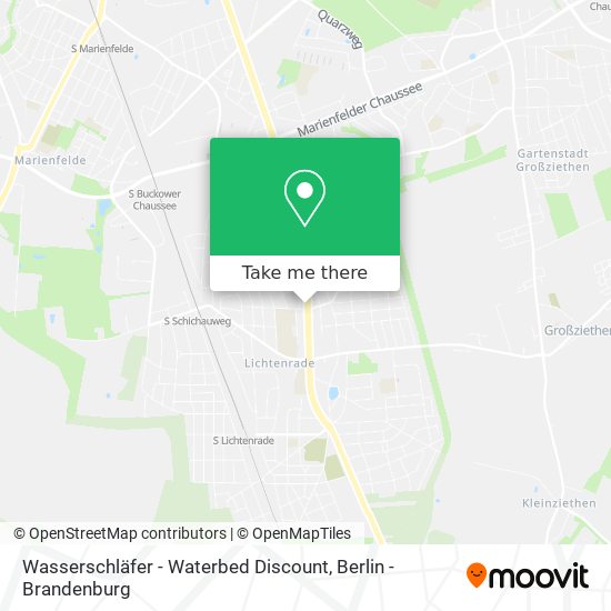 Wasserschläfer - Waterbed Discount map