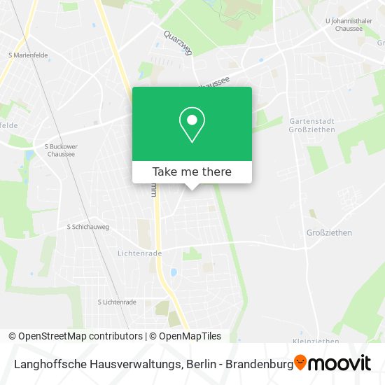 Langhoffsche Hausverwaltungs map