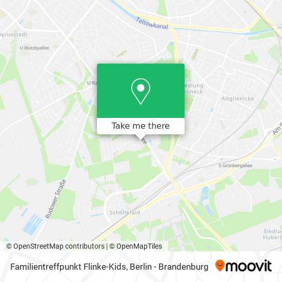 Familientreffpunkt Flinke-Kids map