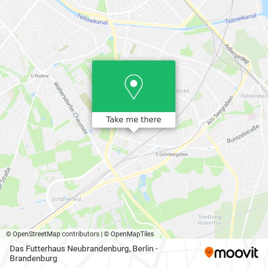 Das Futterhaus Neubrandenburg map