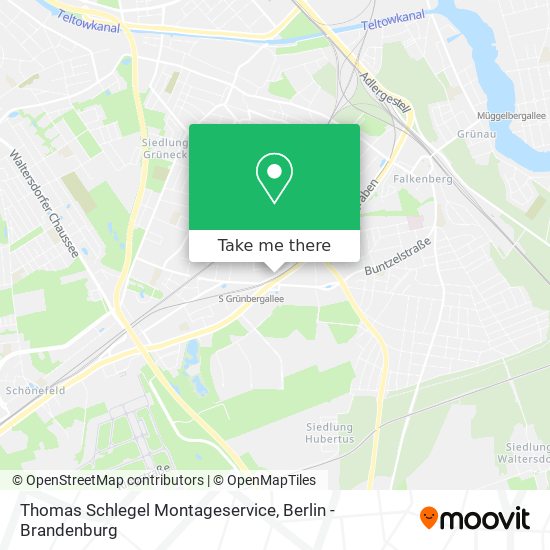 Карта Thomas Schlegel Montageservice