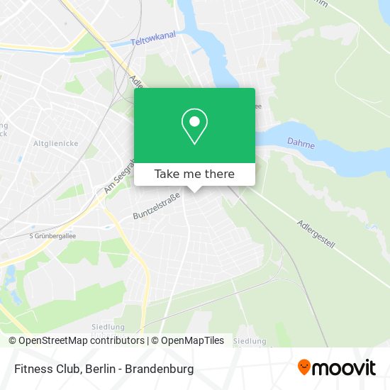 Fitness Club map