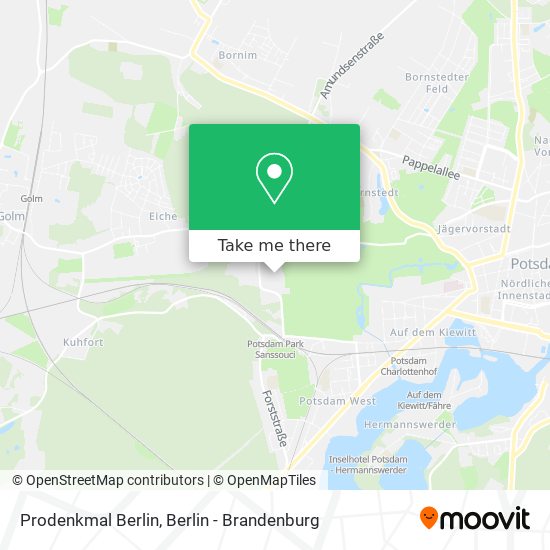 Prodenkmal Berlin map