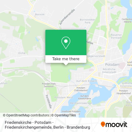 Friedenskirche - Potsdam - Friedenskirchengemeinde map