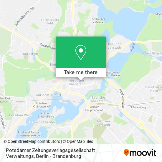 Potsdamer Zeitungsverlagsgesellschaft Verwaltungs map