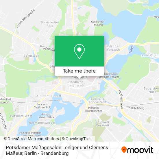 Potsdamer Maßagesalon Leniger und Clemens Maßeur map